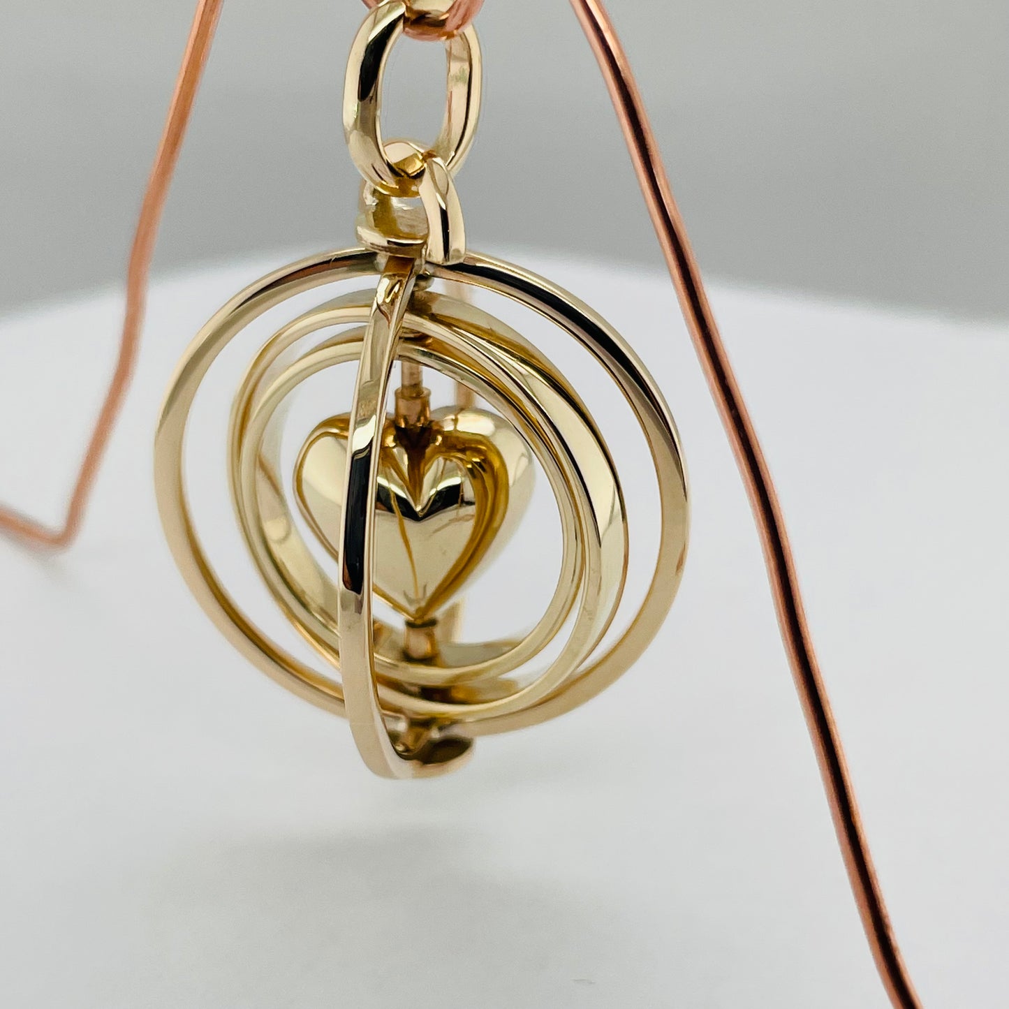 XL Gyro Pendant in 9ct Yellow Gold