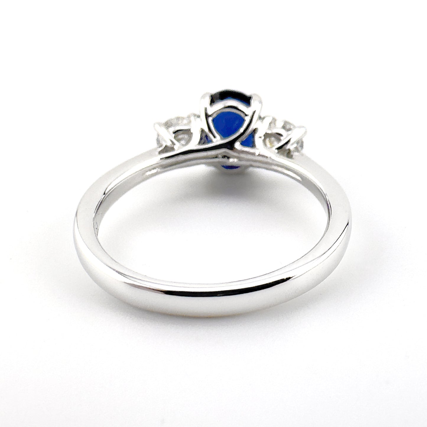 Sapphire and Diamond Ring, 18ct White Gold