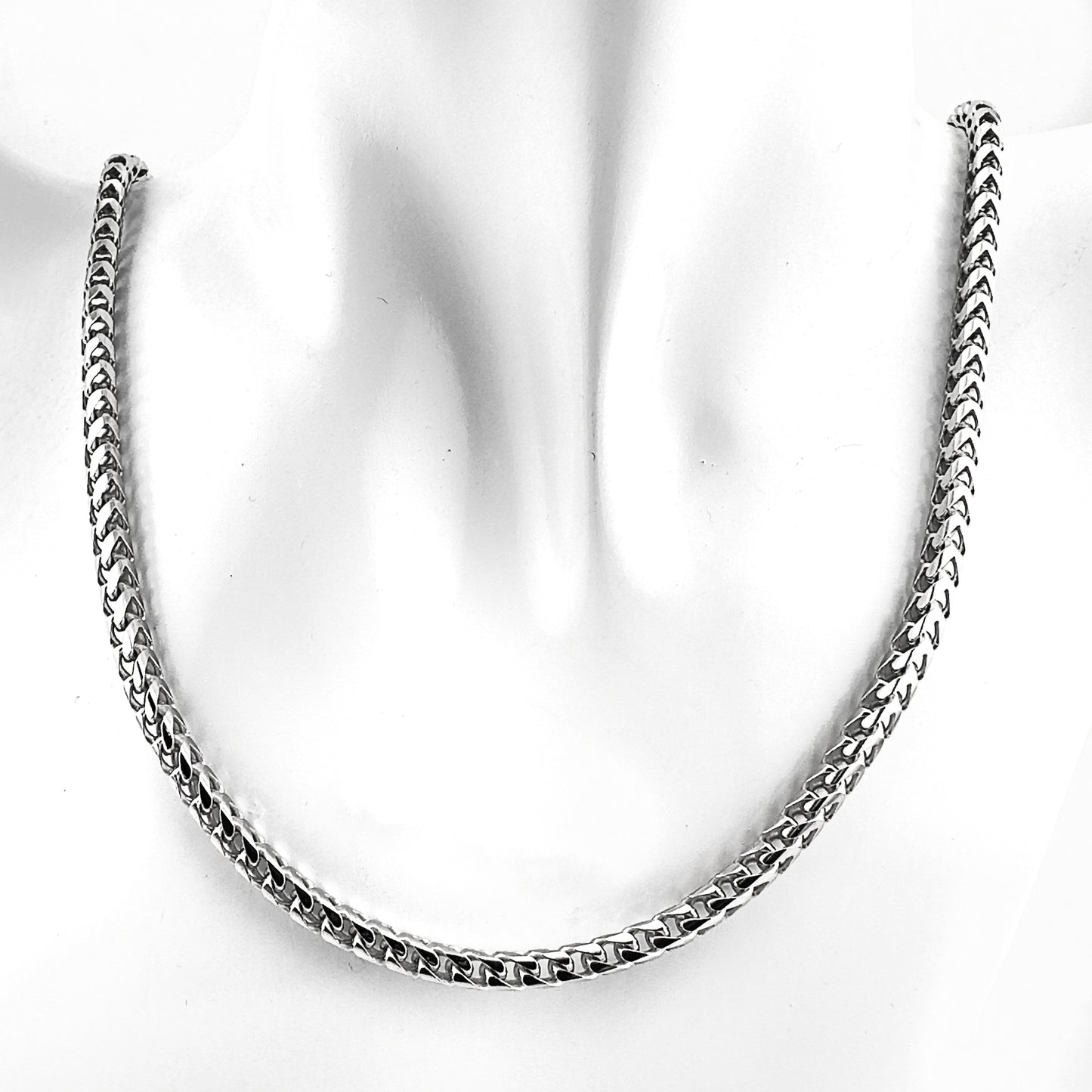 Silver Franco chain, 26"